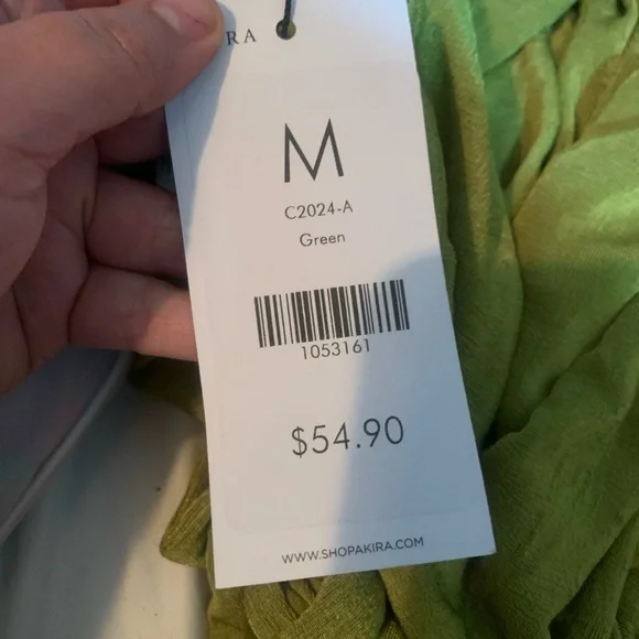 AKIRA Lime Green Women's Jumpsuit - Picture 5 of 5